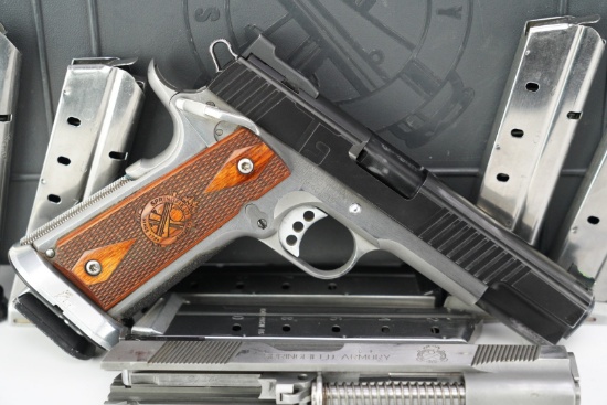 Custom Springfield 1911 Competition Pistol 9mm & .40 S&W Two Barrel Set & Box