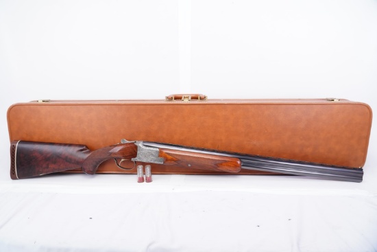 Legiers engraved Diana Grade Browning Superposed 12 Ga. Over Under Shotgun