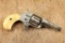 Factory Engraved Antique Colt Etched Panel Nickel New Line .22 RF Pocket Revolver 1876
