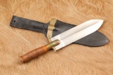US Army Indian Wars Springfield Armory M-1880 Hunting Knife & 1st Pattern Sheath