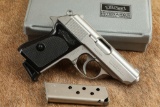 Walther Interarms Model PPK Stainless .380 ACP 3 1/4