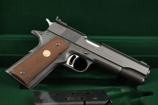 Cased Colt Pre-Gold Cup National Match .45 ACP Semi-Auto Pistol 1968 C&R & 22 LR Conversion Unit Set