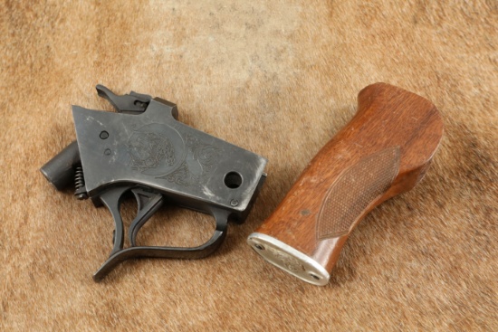 Blued Thompson Center Contender Frame & Grip Only, MFD 1971 C&R