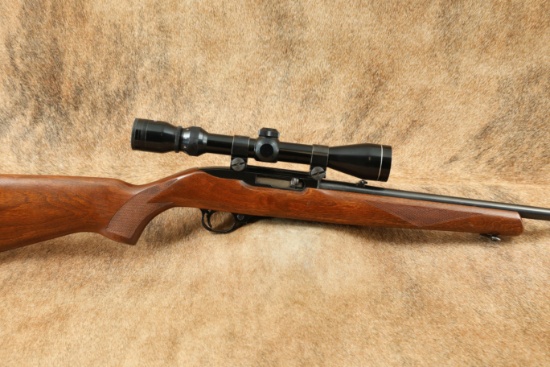 Sturm Ruger 10/22 Deluxe Carbine 18.5” .22 LR Semi-Automatic Rifle & Tasco Scope, MFD 1977
