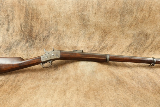 Matching Swedish 1867 Husqvarna Rolling Block 12.17mm 37 3/8" Single Shot Rifle, 1870 Antique