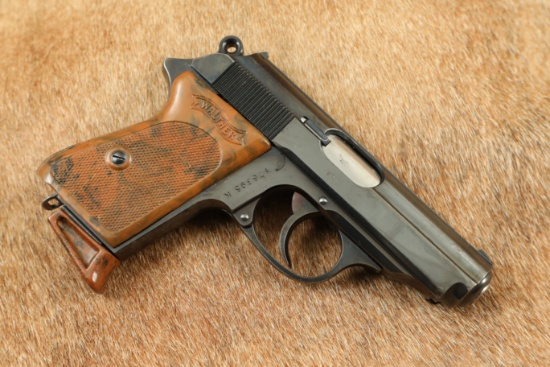 Walther Thuringia Model PPK 7.65mm .32 ACP SA/DA Semi-Automatic Pistol, 1938 C&R