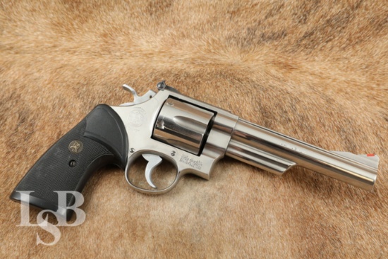 Smith & Wesson S&W 629-1 Stainless 6" .44 Magnum SA/DA Single/Double Action Revolver 1986