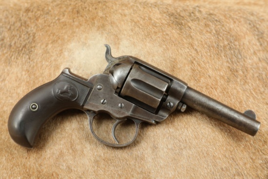 Colt Model 1877 Lightning Sheriffs Model 3 1/2" .38 Long Colt Double Action Revolver 1894 Antique