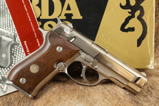 Italian Beretta Browning FN BDA .380 ACP Semi-Automatic Nickel 3 ¾” 1996 Box