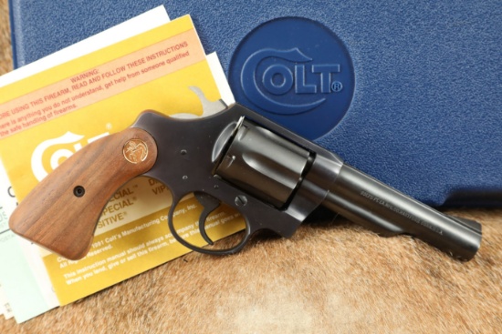 Rare Colt Viper Model D6442 2nd Series 4" .38 Special SA/DA Revolver & Box, 1993