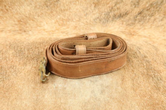 CANFIELD COLLECTION US Army Indian Wars Span-Am Trapdoor Springfield & Krag 2-Claw Leather Sling