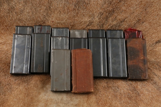 CANFIELD COLLECTION Box of 17x US Army WW2 M-1 Carbine 15 rd. Magazines