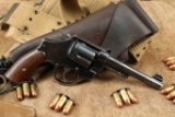 US Marked Smith & Wesson S&W Model 1917 .45 ACP 5 ½” Double-Action Revolver & Holster & Belt C&R