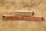 3 Vintage Boxes Of Frankford Arsenal Smokeless Pistol Ball Cartridges, Cal.45