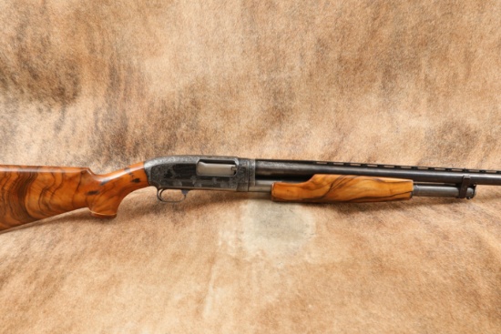 Custom Engraved Winchester Model 12 32" Vent-Rib 12 GA Magnum Pump ...