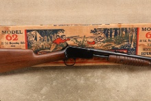 Prewar Winchester Model 62 .22 S L Lr 23" Slide-action Rifle & Matching Box, 1939 C&r