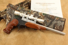 John Taffin's T/c Contender .222 Jdj Mag 14" Ssk Barrel Single Shot Pistol, Holster & Scope