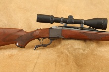 Ruger No. 1-s .338 Winchester Magnum 26" Single Shot Rifle & Burris Scope, Mfd 1995