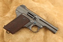 Steyr Pieper Model 1909/13-i 3.5" Blue 7.65mm .32 Acp Semi-automatic Pistol, 1919 C&r