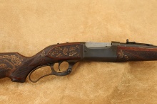 Custom Savage Model 99eg .300 Sav. 24" Lever Action Rifle With Engraved Furniture, 1951 C&r