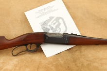 Savage Model 1899h Td Featherweight .22 Hp 20" Lever Action Rifle & Letter, 1919 C&r