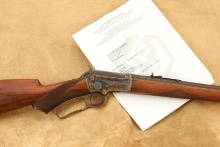 First Year Marlin Model 1897 28" .22 Short Long Lr Lever Action Rifle Mfd 1897 Antique