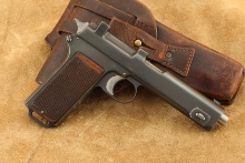 Wwi/wwii German Police Steyr Hahn Model 1912 9mm Luger Semi-automatic Pistol, 1918 C&r
