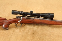 Fn Herstal Commercial Model 30 Mauser .220 Swift 26" Bolt Rifle & Scope, 1946-1964 C&r