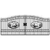 GREATBEAR - 20' IRON GATE WITH DEER ARTWORK