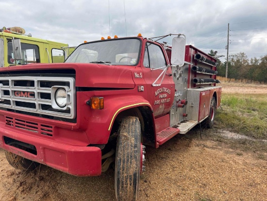 1989 GMC 700 Fire Truck