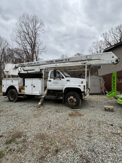 2002 Gmc 7500 bucket truck