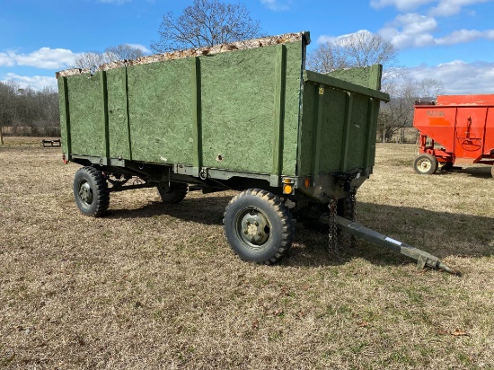 Army flat bed trailer