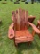 Wooden rocking chair