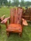 Wooden rocking chair