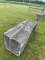 Heavy duty concrete barrier 6ftx2ftx3ft