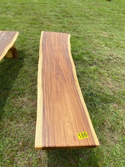 Wooden bench