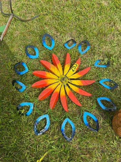 Flower art wall hanger