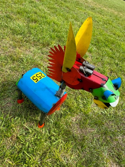 Tin donkey