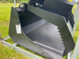 Heavy duty grapple bucket