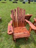 Wooden rocking chair