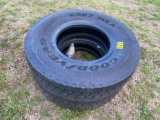 Good year tires 10.00 R20 (2 tires)