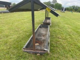 Tin covered feed trough