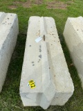 Heavy duty concrete barrier 6ftx2ftx3ft