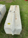 Heavy duty concrete barrier 6ftx2ftx3ft