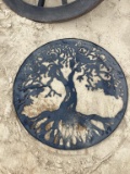 METAL TREE SIGN