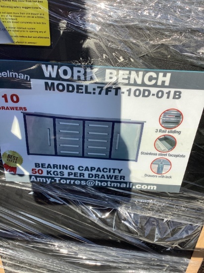 NEW WORK BENCH 10 DRAWER