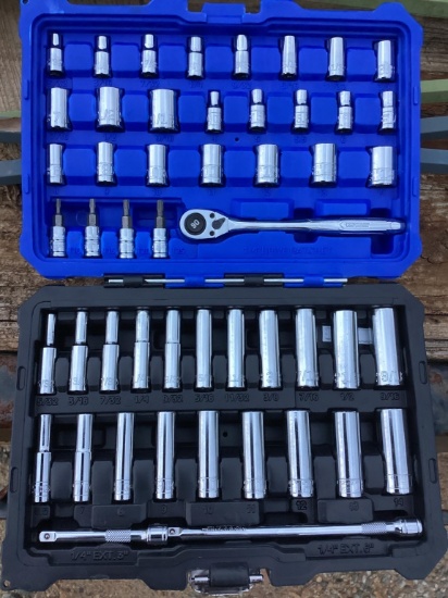 NEW KOBALT 1/4 INCH RATCHET SET