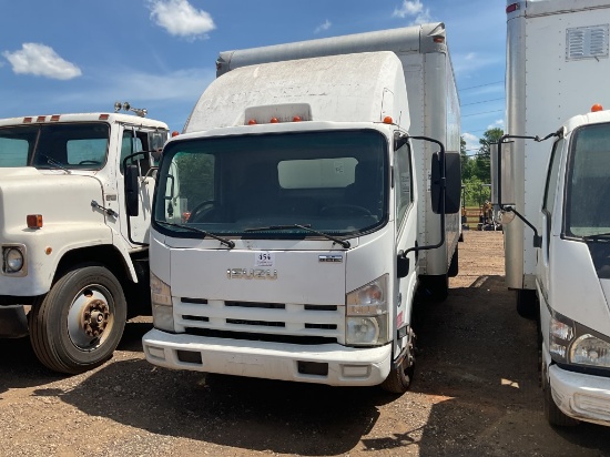 2012 ISUZU NPR LANDSCAPE BOX TRUCK