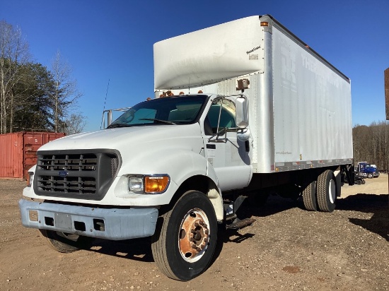 2001 FORD F650 BOX TRUCK