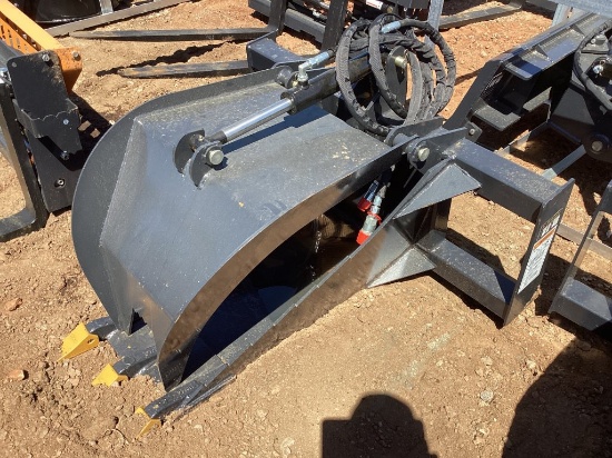 NEW WOLVERINE SKIDSTEER STUMP BUCKET W/GRAPPLE